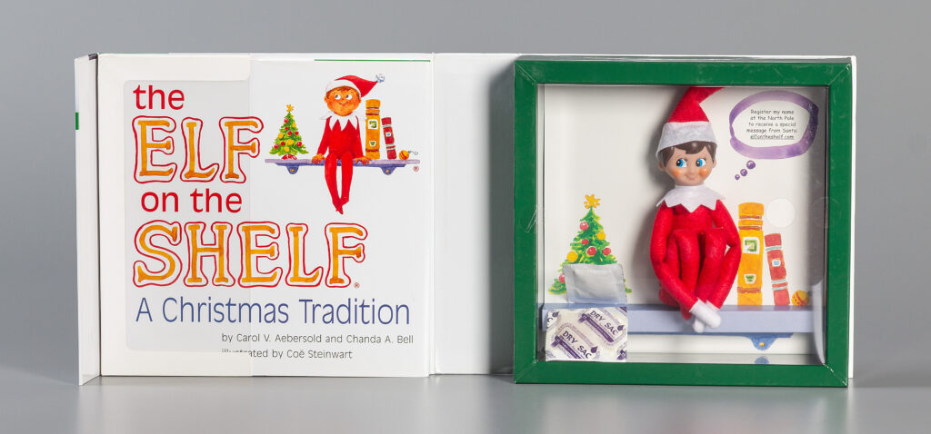 Image of The Elf on the Shelf: A Christmas Tradition book and doll kit, 2014-2020, The Strong National Museum of Play, Rochester, New York.